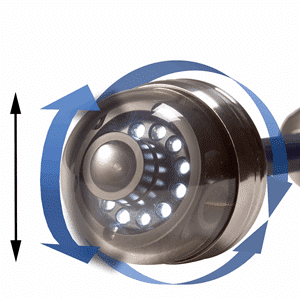 Inspektionskamera VIS350, 30 m, inspeln, locator