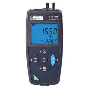 CA1550 Mikromanometer med Logger – Differenstryck, Lufthastighet & Volymflöde