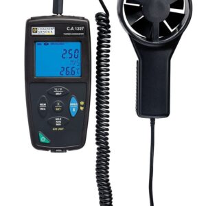 CA 1227 Temp-Anemometer 0,25…35 m/s 0…3 m3/h, logger